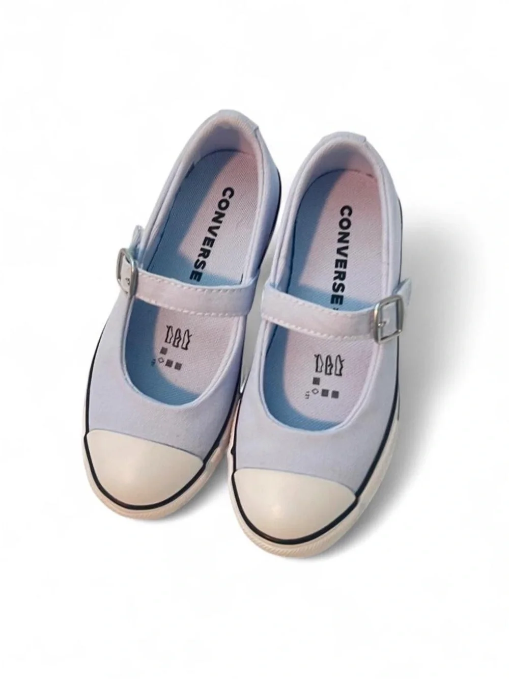 Converse Kids Light Pink Mary Jane Canvas Sneaker